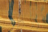 Polished Blue & Orange Tiger's Eye Slab - South Africa #229097-1